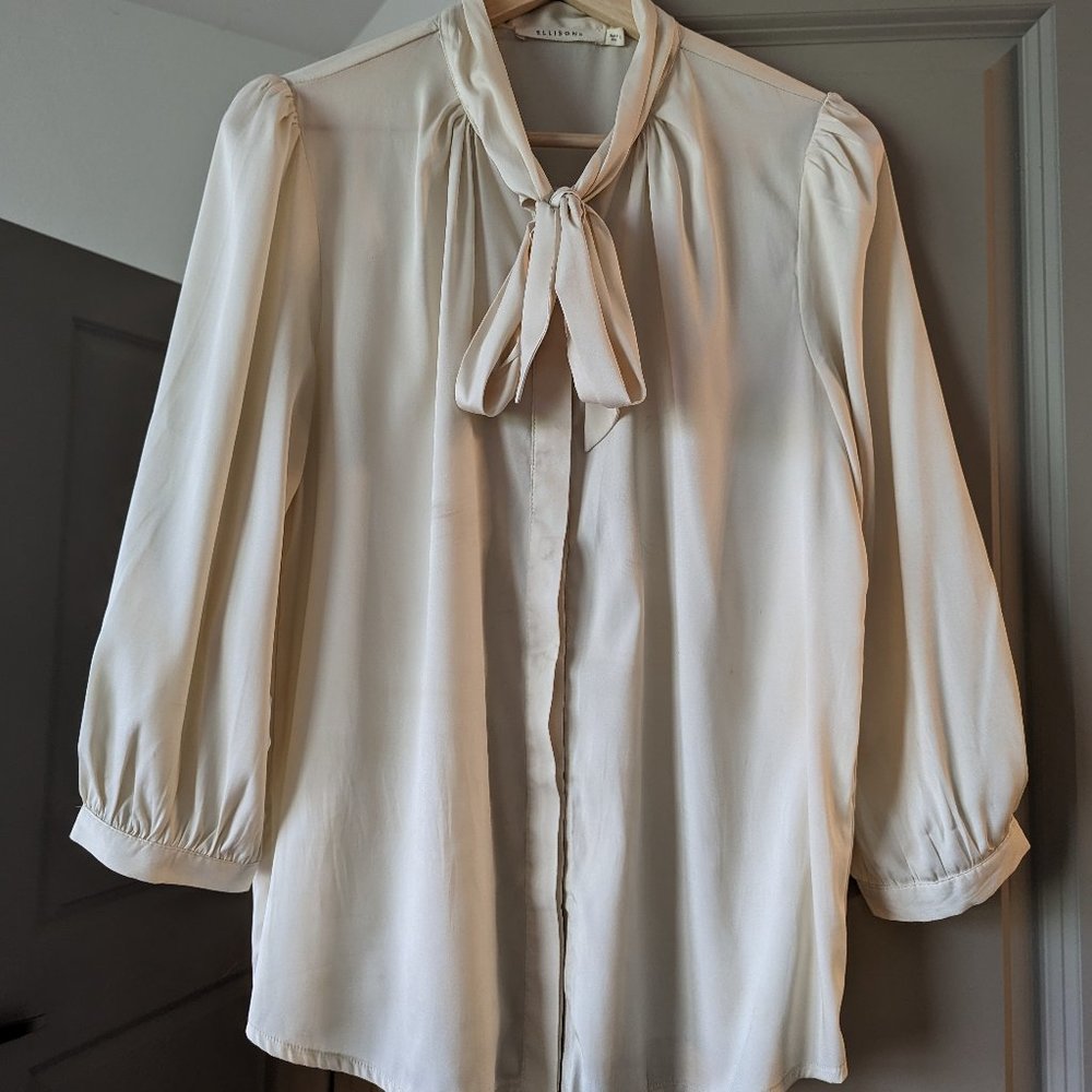 Ellison Ivory 3/4 Sleeve Blouse